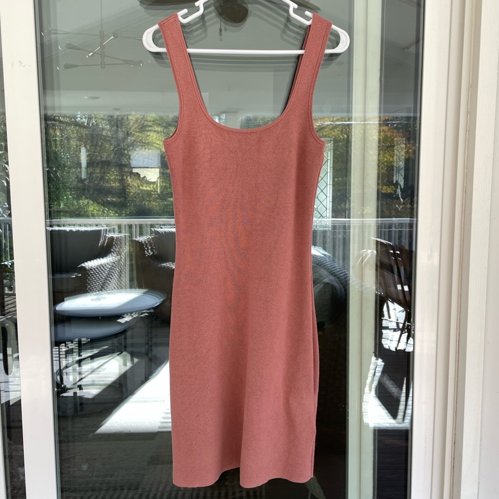 A&F Dusty Pink Knit Mini Dress
